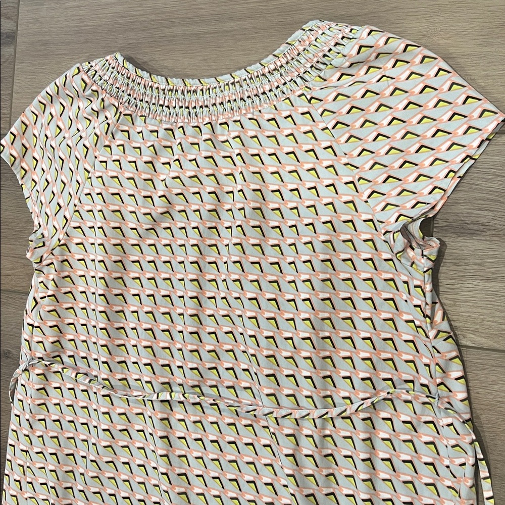 Liz Lange Maternity Dress Size Small Removable Belt Baby Girl - Picture 15 of 15
